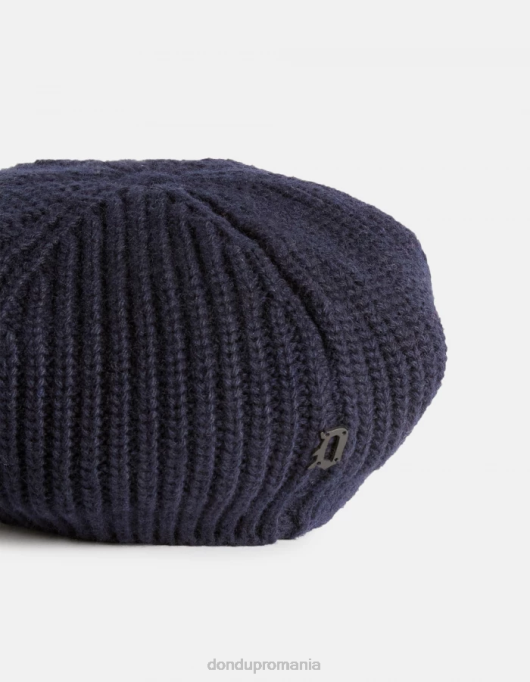 bărbați pălărie de baseball în amestec de cașmir V84D942 accesorii albastru marin DONDUP