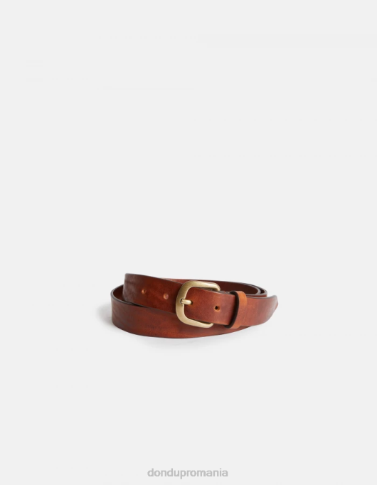 bărbați centura de piele vintage V84D966 accesorii cuoio DONDUP