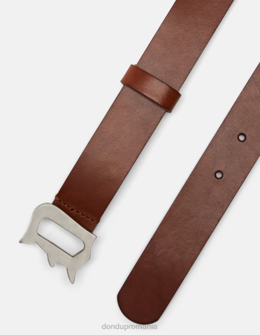 bărbați curea de piele V84D960 accesorii bruciato DONDUP