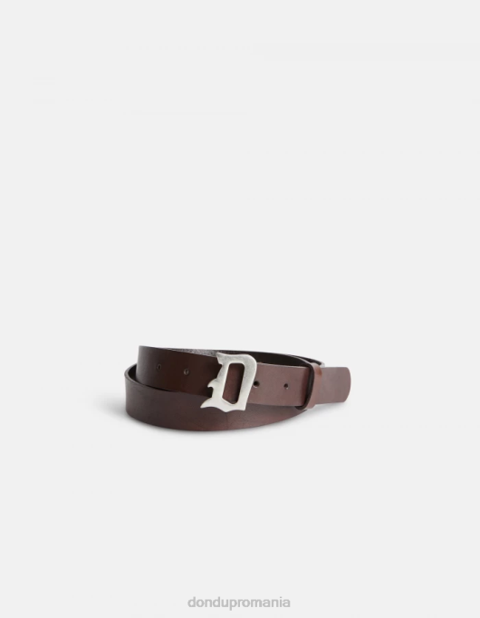 bărbați curea de piele V84D961 accesorii maro DONDUP