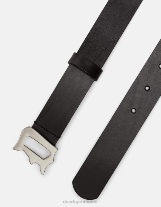 bărbați curea de piele V84D962 accesorii negru DONDUP