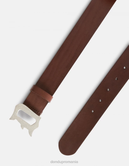 bărbați curea de piele V84D964 accesorii maro DONDUP