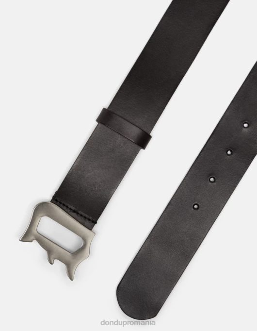bărbați curea de piele V84D965 accesorii negru DONDUP