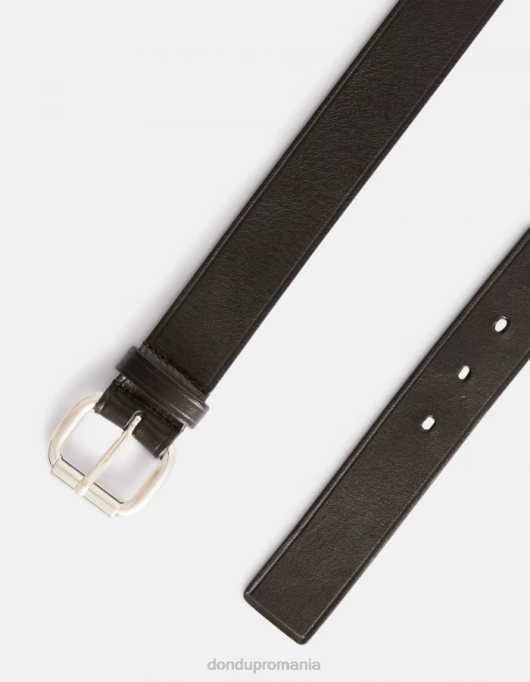 bărbați curea de piele V84D967 accesorii negru DONDUP