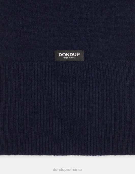 bărbați eșarfă de cașmir V84D1004 accesorii albastru marin DONDUP