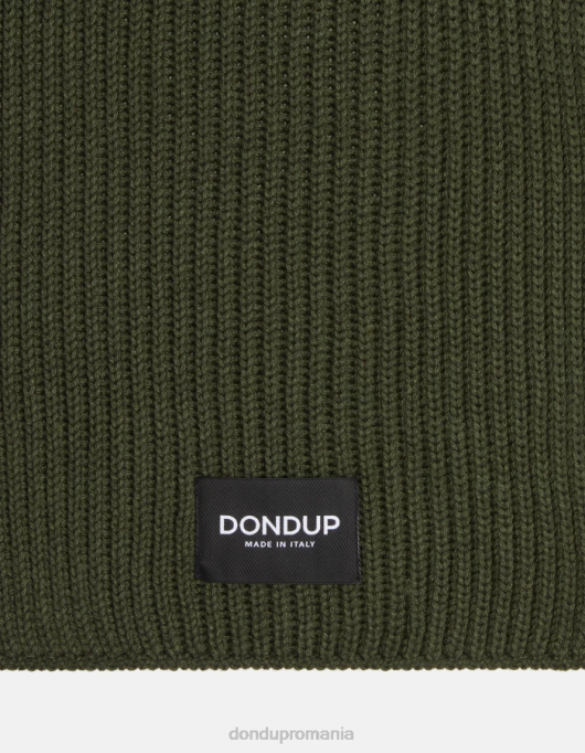 bărbați eșarfă de lână V84D951 accesorii verde DONDUP