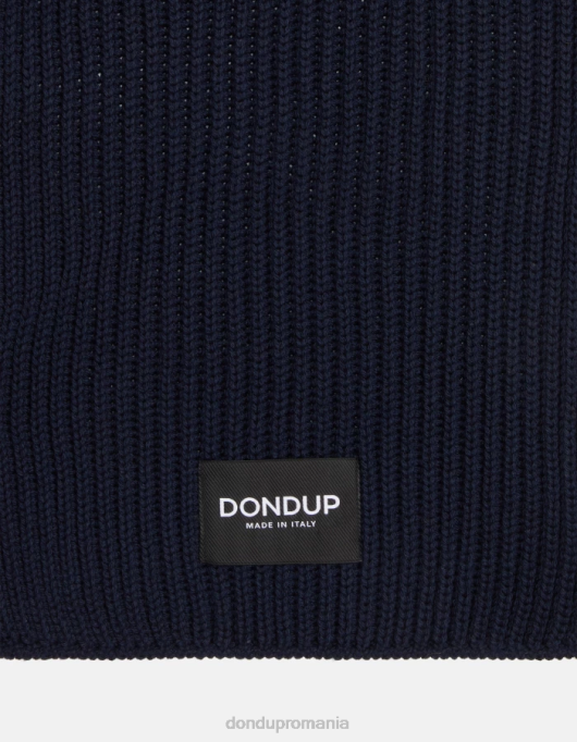 bărbați eșarfă de lână V84D954 accesorii albastru marin DONDUP