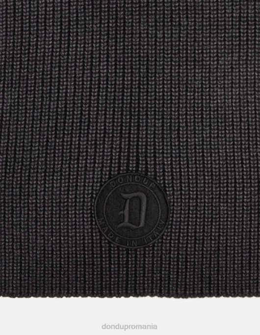 bărbați eșarfă de lână V84D956 accesorii negru DONDUP