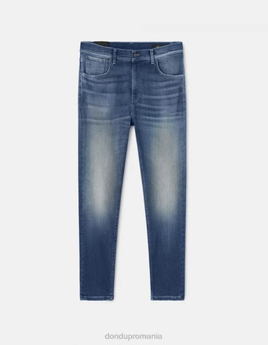 bărbați blugi alex super skinny din denim elastic V84D572 îmbrăcăminte albastru DONDUP