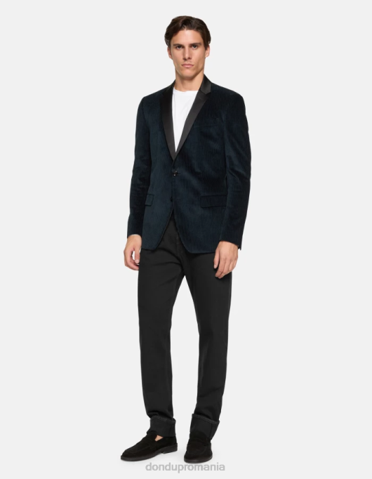 bărbați blugi ervin loose-fit de 34 inch din denim bull stretch V84D584 îmbrăcăminte negru DONDUP