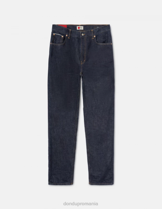 bărbați blugi ervin loose-fit de 34 inch, din denim rigid cu margine V84D620 îmbrăcăminte albastru DONDUP