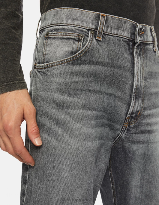 bărbați blugi paco loose-fit 34-inch din denim elastic V84D599 îmbrăcăminte negru DONDUP