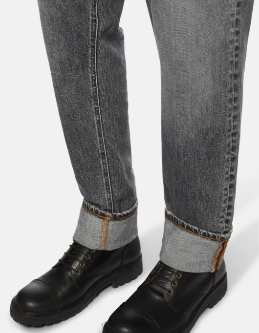 bărbați blugi paco loose-fit 34-inch din denim elastic V84D599 îmbrăcăminte negru DONDUP