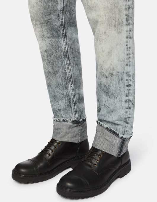 bărbați blugi paco loose-fit 34-inch din denim rigid V84D603 îmbrăcăminte albastru DONDUP