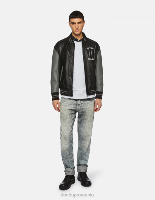 bărbați blugi paco loose-fit 34-inch din denim rigid V84D603 îmbrăcăminte albastru DONDUP