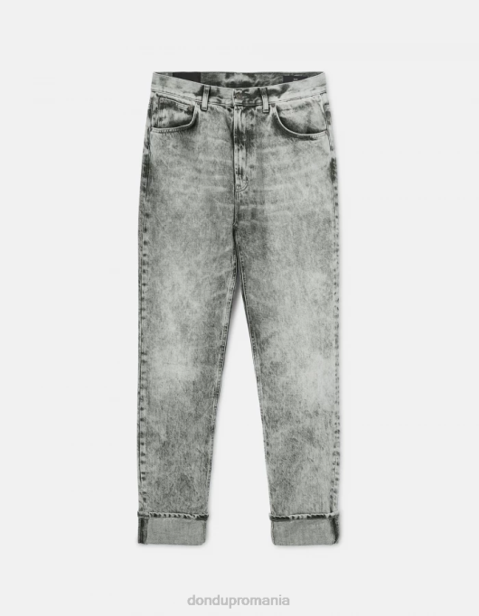 bărbați blugi paco loose-fit 34-inch din denim rigid V84D603 îmbrăcăminte albastru DONDUP