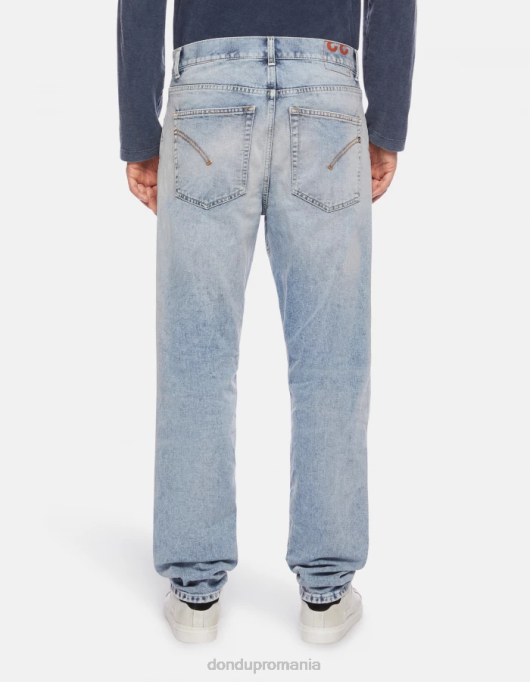 bărbați blugi paco loose-fit 34-inch din denim rigid V84D611 îmbrăcăminte albastru DONDUP