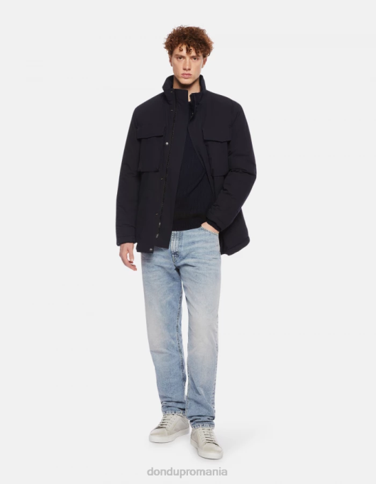 bărbați blugi paco loose-fit 34-inch din denim rigid V84D611 îmbrăcăminte albastru DONDUP