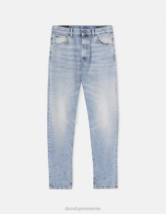 bărbați blugi paco loose-fit 34-inch din denim rigid V84D611 îmbrăcăminte albastru DONDUP