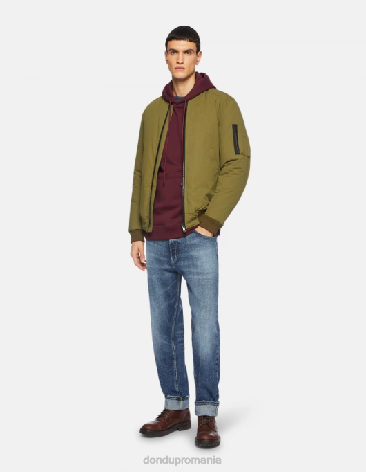 bărbați blugi paco loose-fit din denim elastic V84D618 îmbrăcăminte albastru DONDUP