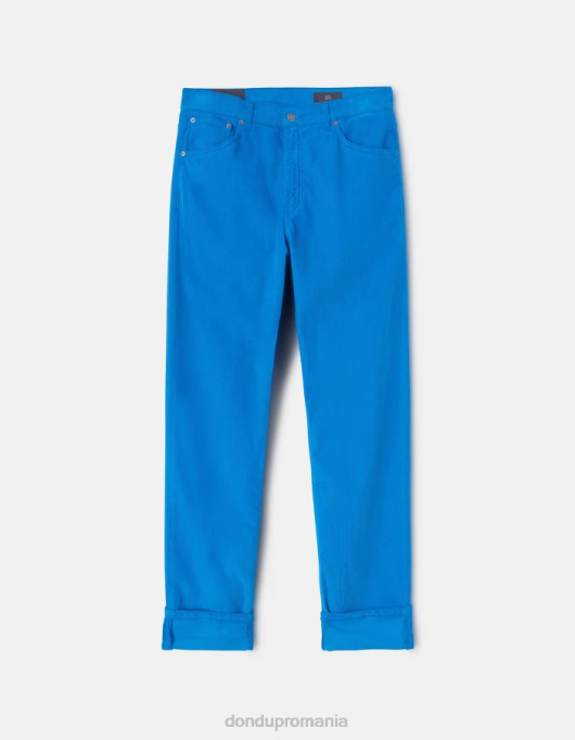 bărbați pantaloni largi de catifea de 34 inchi paco V84D580 îmbrăcăminte turcoaz DONDUP