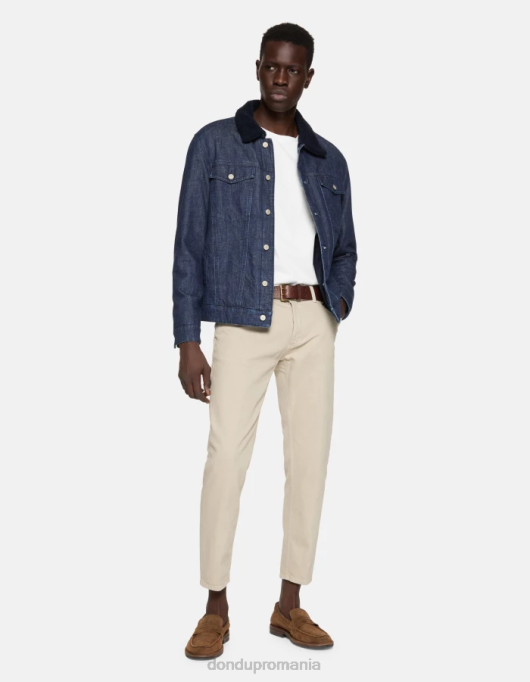 bărbați blugi brighton carot-fit din denim bull stretch V84D590 îmbrăcăminte lievito DONDUP
