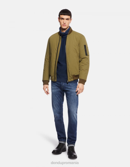 bărbați blugi dian carot-fit de 34 inch din denim elastic V84D654 îmbrăcăminte albastru DONDUP