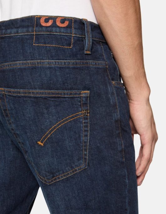 bărbați blugi din denim elastic brighton-fit V84D566 îmbrăcăminte albastru DONDUP
