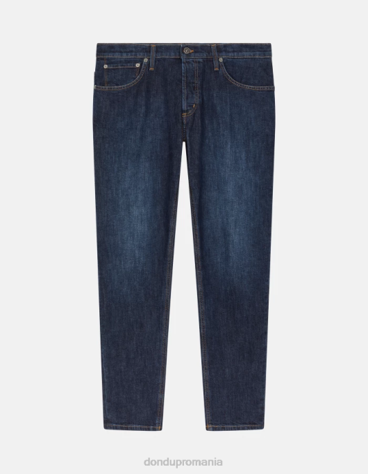 bărbați blugi din denim elastic brighton-fit V84D566 îmbrăcăminte albastru DONDUP