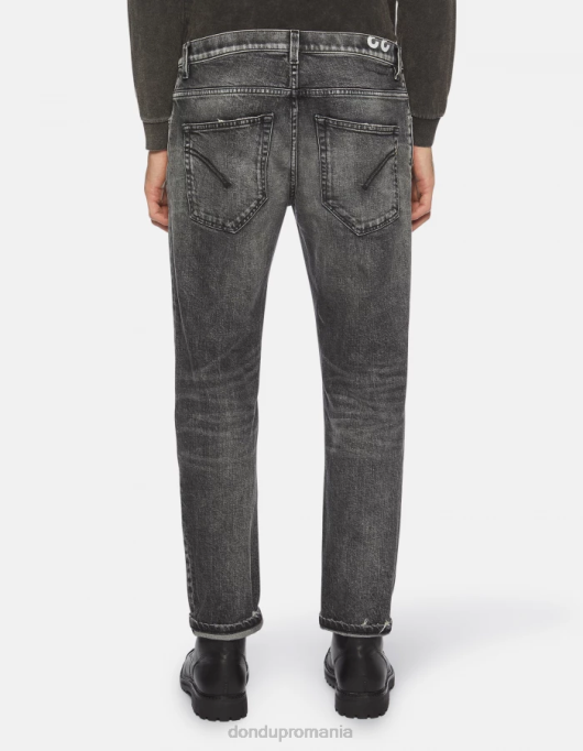 bărbați blugi din denim elastic brighton-fit V84D639 îmbrăcăminte negru DONDUP