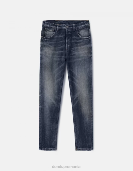bărbați blugi din denim elastic brighton-fit V84D658 îmbrăcăminte albastru DONDUP