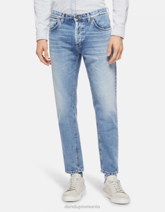 bărbați blugi din denim rigid brighton-fit V84D652 îmbrăcăminte albastru DONDUP