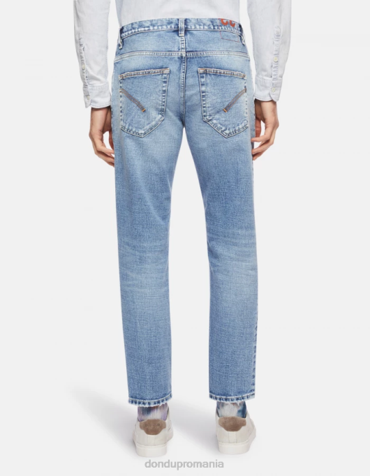 bărbați blugi din denim rigid brighton-fit V84D652 îmbrăcăminte albastru DONDUP