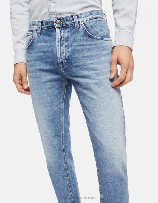 bărbați blugi din denim rigid brighton-fit V84D652 îmbrăcăminte albastru DONDUP