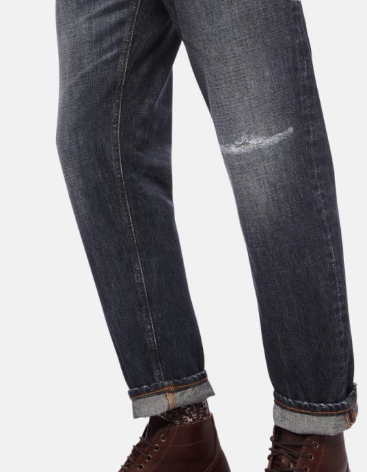 bărbați blugi din denim rigid brighton-fit V84D657 îmbrăcăminte albastru DONDUP