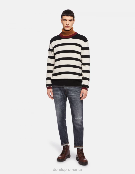 bărbați blugi din denim rigid brighton-fit V84D657 îmbrăcăminte albastru DONDUP