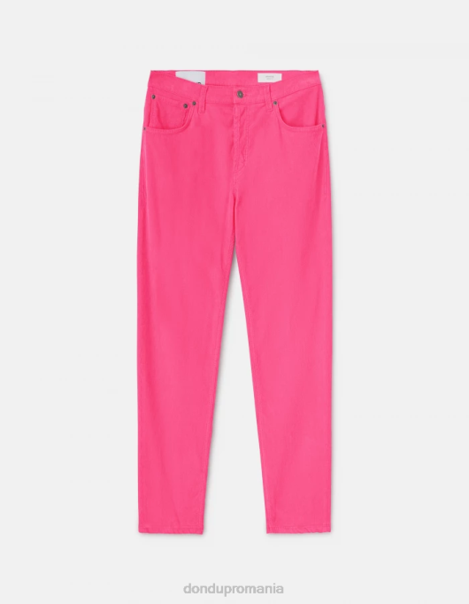 bărbați pantaloni de catifea brighton-fit V84D569 îmbrăcăminte orhidee DONDUP