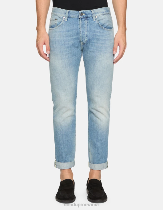 bărbați blugi din denim rigid cu croială normală icon V84D562 îmbrăcăminte albastru DONDUP