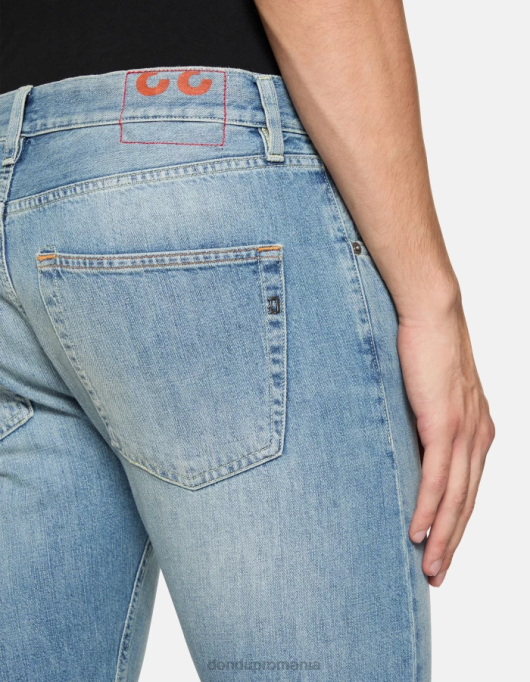 bărbați blugi din denim rigid cu croială normală icon V84D562 îmbrăcăminte albastru DONDUP