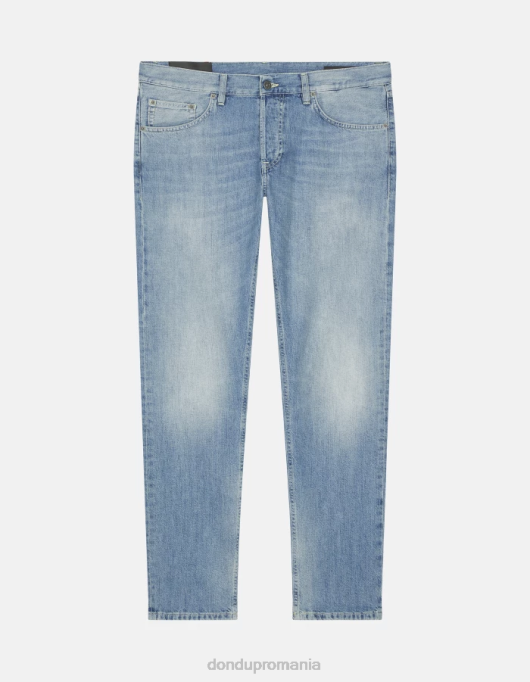 bărbați blugi din denim rigid cu croială normală icon V84D562 îmbrăcăminte albastru DONDUP