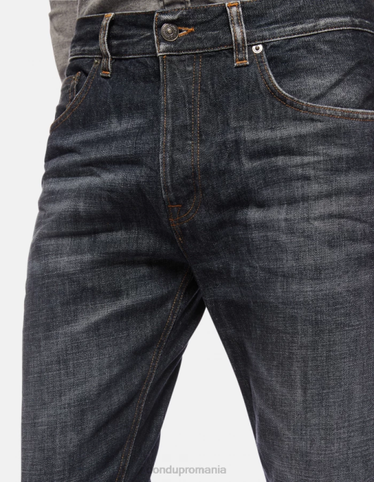bărbați blugi din denim rigid cu croială normală icon V84D605 îmbrăcăminte albastru DONDUP