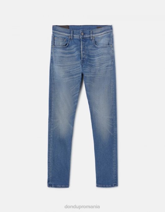 bărbați blugi din denim stretch cu croială regulată icon V84D628 îmbrăcăminte albastru DONDUP