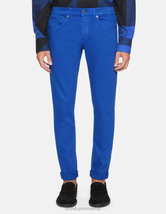 bărbați blugi skinny george din denim bull stretch V84D638 îmbrăcăminte albastru regal DONDUP