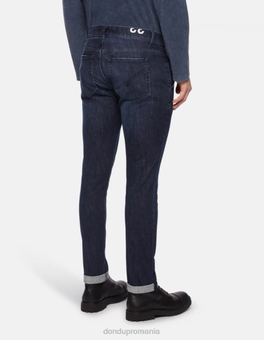 bărbați blugi skinny konor din denim elastic V84D666 îmbrăcăminte albastru DONDUP