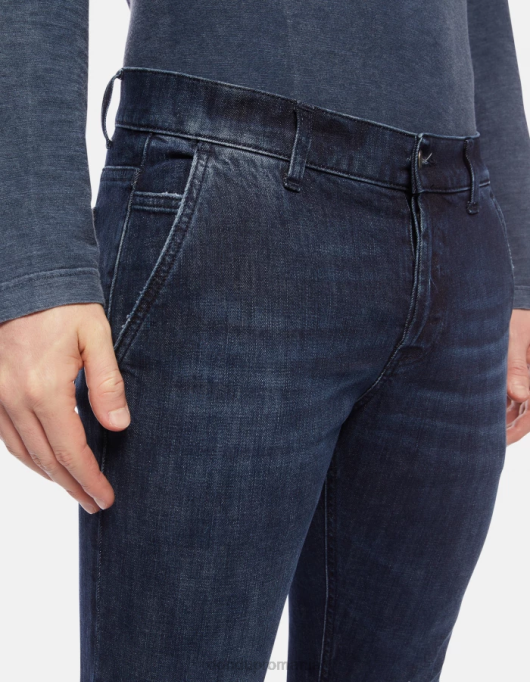 bărbați blugi skinny konor din denim elastic V84D666 îmbrăcăminte albastru DONDUP