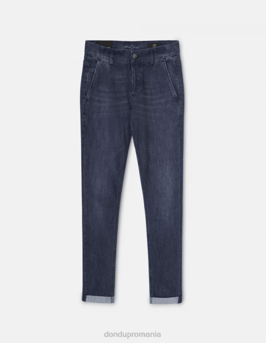 bărbați blugi skinny konor din denim elastic V84D666 îmbrăcăminte albastru DONDUP