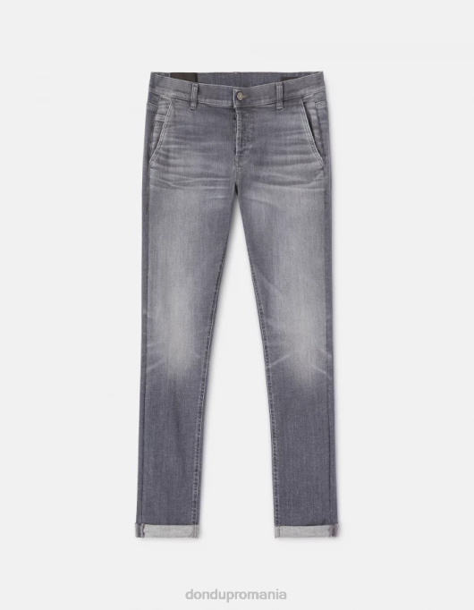 bărbați blugi skinny konor din denim elastic V84D670 îmbrăcăminte topo DONDUP