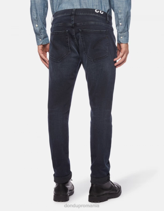 bărbați blugi skinny konor din denim elastic V84D671 îmbrăcăminte blu tuareg DONDUP