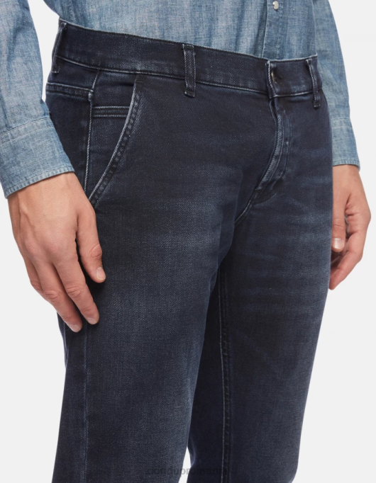 bărbați blugi skinny konor din denim elastic V84D671 îmbrăcăminte blu tuareg DONDUP