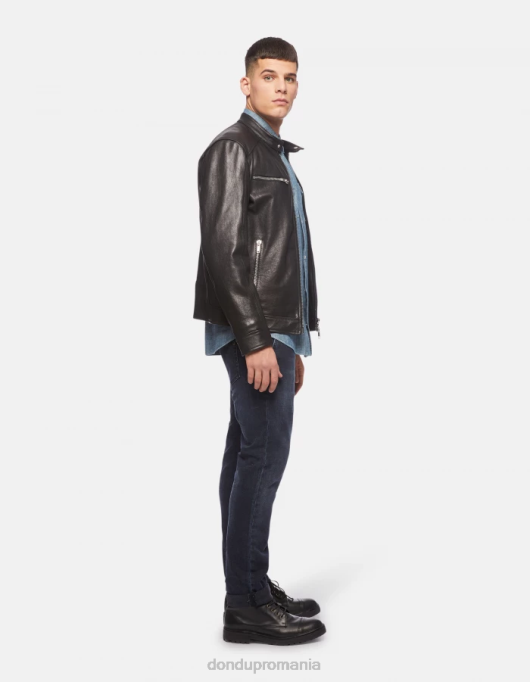 bărbați blugi skinny konor din denim elastic V84D671 îmbrăcăminte blu tuareg DONDUP